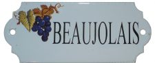 Emaljskylt Beaujolais