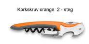 Korkskruv Murano orange 2 steg