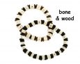 Armband Bone & Wood