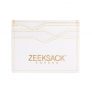 Slim Wallet – White/Gold