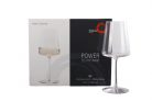 POWER Röd/Vitvins glas 6-pack