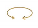 Strict Plain Bangle Arrow Gold, Armband Syster P