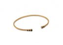 Tiny Classy Bangle Gold Black, Armband, Syster P