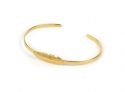 Feather Bangle Gold, armband, Syster P