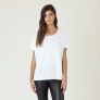 HEDDA. Poncho t-shirt i kashmir.Off white