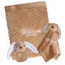 Babyfiltset med namn – Nordic bunny