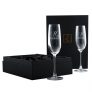 2-pack champagneglas med namn – Mr & Mrs